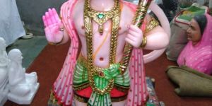 Multicolor Hanuman Marble Statue