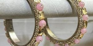 Pink Pearl Bangles