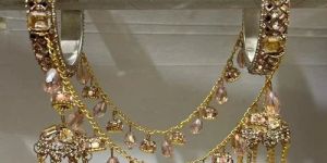 Rose Gold Jhula Bangles