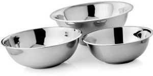 Stainless Steel Deep Footed Bowl