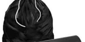 Black Plastic Garbage Bag