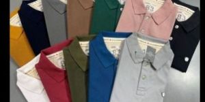 Mens Polo Neck T Shirt