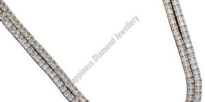 Princess Cut Iced Out Tennis Chain