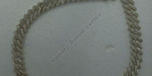 Silver Cuban Link Iced Out Chain