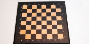 CMB-007 Ebonized & Maple Wooden Chess Board