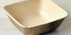 6 Inch Square Areca Leaf Bowl