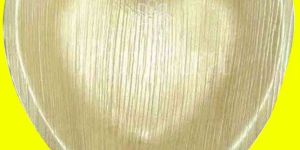 7 Inch Heart Shape Areca Leaf Plate