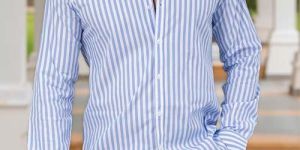 Mens Fancy Striped Shirt