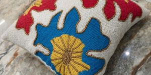 16x16 size beads cushion cover