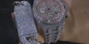 mens sky luxury moissanite diamond watch