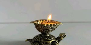 Brass Tortoise Diya Lanterns