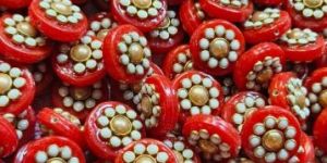 Flower Glass Beads