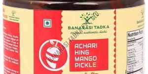 Homemade Achari Hing Mango Pickle