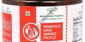 Homemade Ramkela Hing Mango Pickle