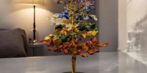 Seven Chakra Crystal Stone Tree