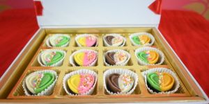 Hard Box Contains 12 Designer Chocolates