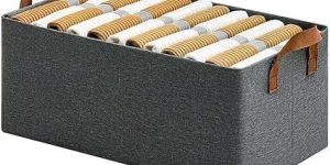 26l handle rectangle foldable storage box