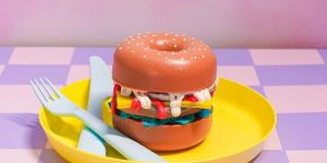 Hamburger Handmade Dessert Soap