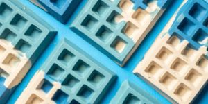 His & Her Waffle Handmade Dessert Soap Set