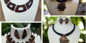 Coconut Shell Necklace Set