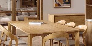 Barssel American Oak Dining Table