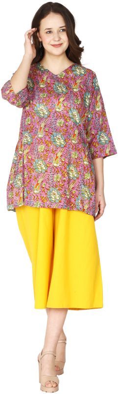 Ladies Stylish Cotton Short Kurti