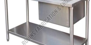Stainless Steel Table with Sink
