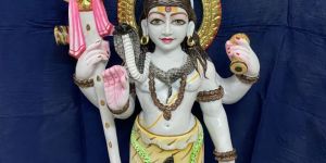 Marble Shiv Shankar Moorti