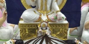 Marble Surya Dev Moorti