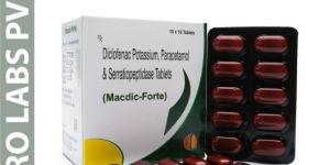 DICLOFENAC POTASSIUM 50 MG PARACETAMOL 325 MG TAB SERRATIOPEPTIDASE TABLET