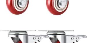 Red Trolley Caster Wheel