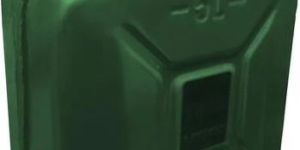 Stainless Steel 5L Green Metal Jerry Can