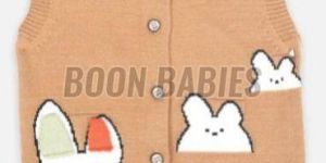 Kids Beige Delight Knitted Vest