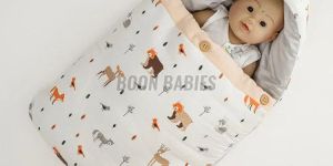 Luxurious Printed Baby Carry Bed