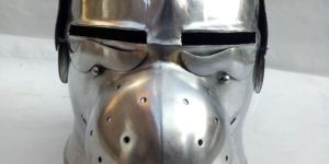Barbuta Knight Templar Crusader Helmet