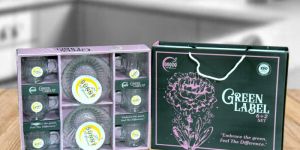 Green Labels Glass Utensils Set