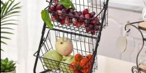 Stainless Steel Wall Mount Fruits Rack