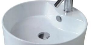 600W X 420D X 90H Mm Round Ceramic Wash Basin