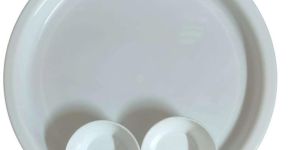 Plastic Patti Plain Buffet Set