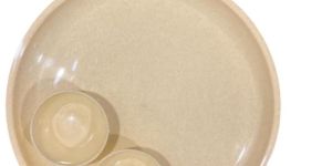 Plastic Round Plain Buffet Set