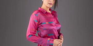 Printed Viscose Silk Button Down Shirts