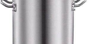 6QTZ Polished Stainless Steel Stock Pot