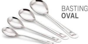 Stainless Steel Basting Oval Serving Spoon