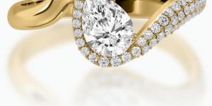 Infinite Hope Pear Cut EF/VVS Lab Grown Diamond Engagement Ring