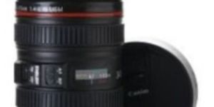 Camera Coffee Mug with 2 Lid