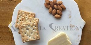 White Marble Cheese Board