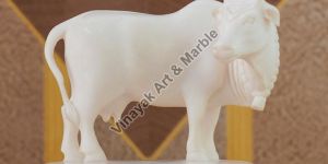 Marble Cow Statue
