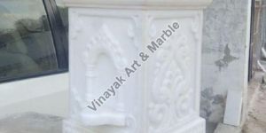 Marble Tulsi Pot