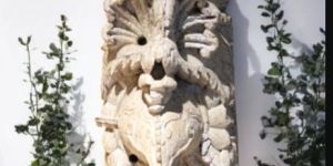 Floral Design Wooden Carved Wall Panel For Decoration