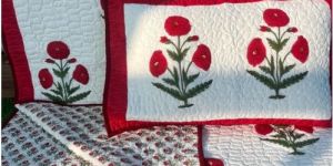 Hand Block Print Linen Bed Sheets